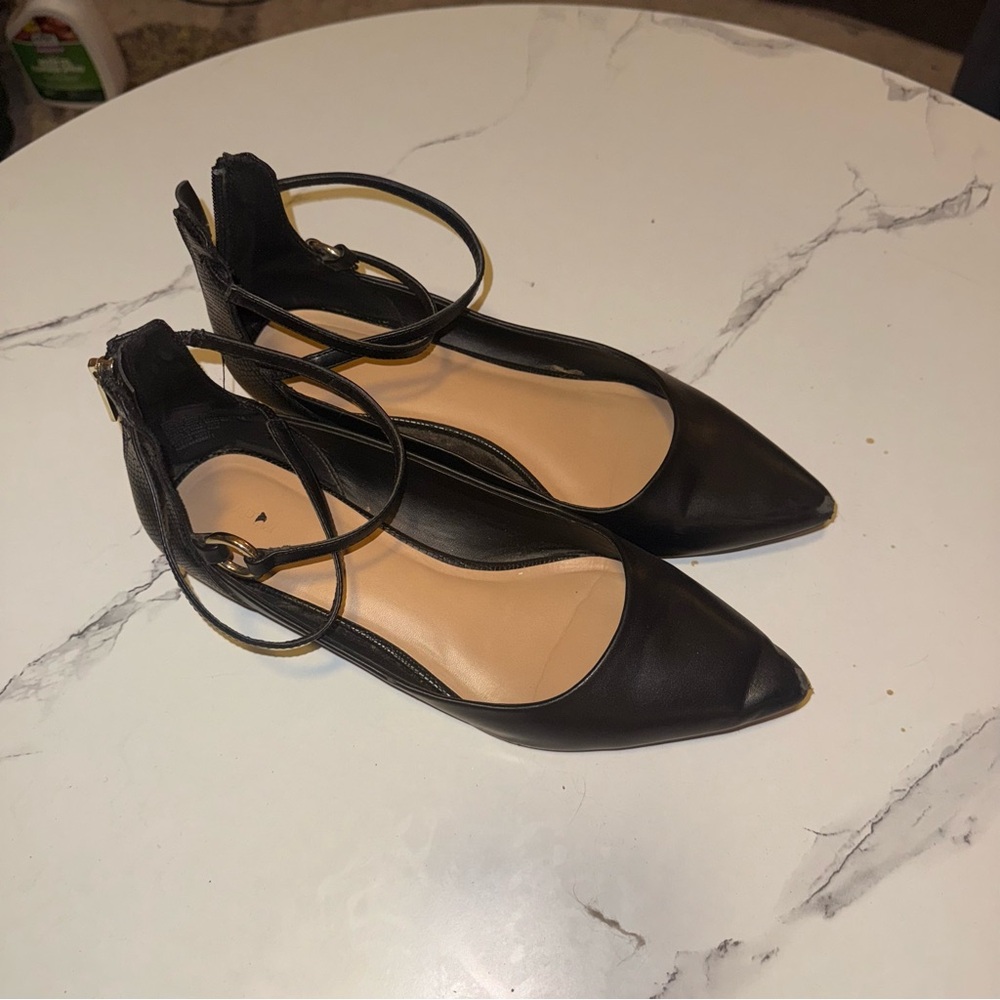 Kohl's Black Ankle Strap Heels